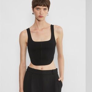 Aritzia Sculpt Knit Bustier Tank